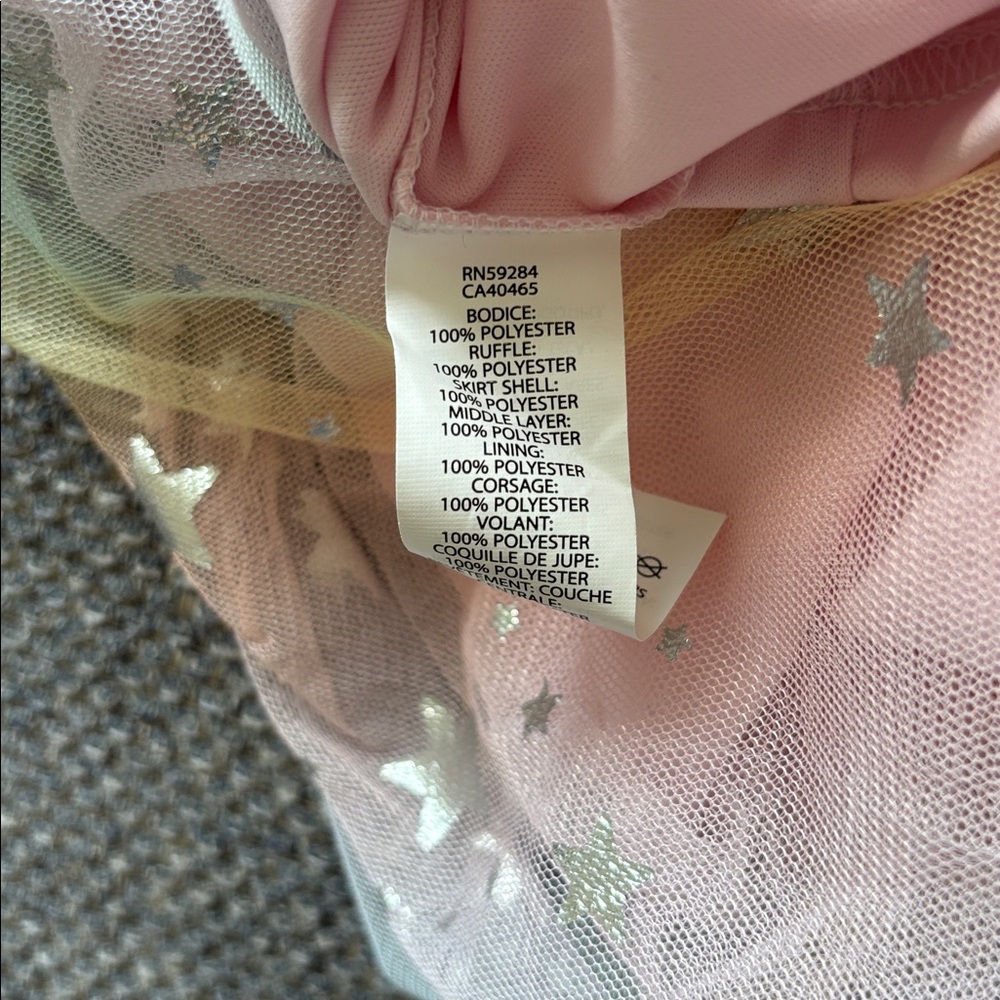 Children’s Place Toddler Girl’s Rainbow Ombre Star Fancy Dress – Size 3T - Picture 7 of 7